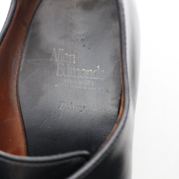 Allen Edmonds Delray Oxford Men\'s Size 10 D Black Split Toe Dress Shoes USA main image 5